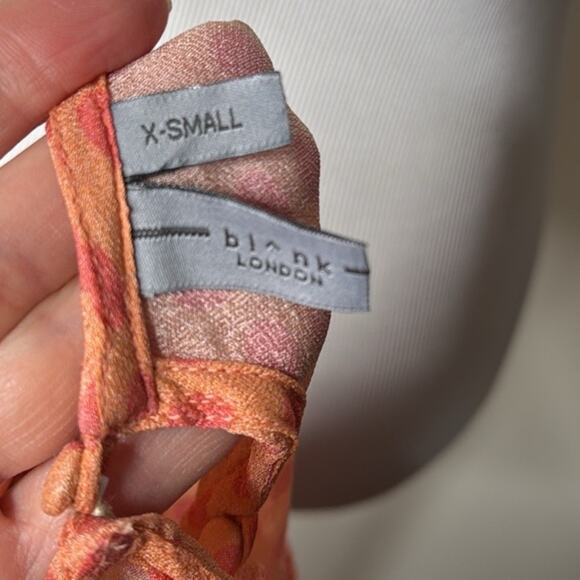 Blank London Anthropologie Miranda Mixed Media Blouse - Picture 4 of 6